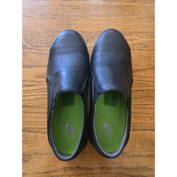 Red Wing Shoes Cross Lite Safety Toe Slip-on Black Leather Mens Shoe size 6.5